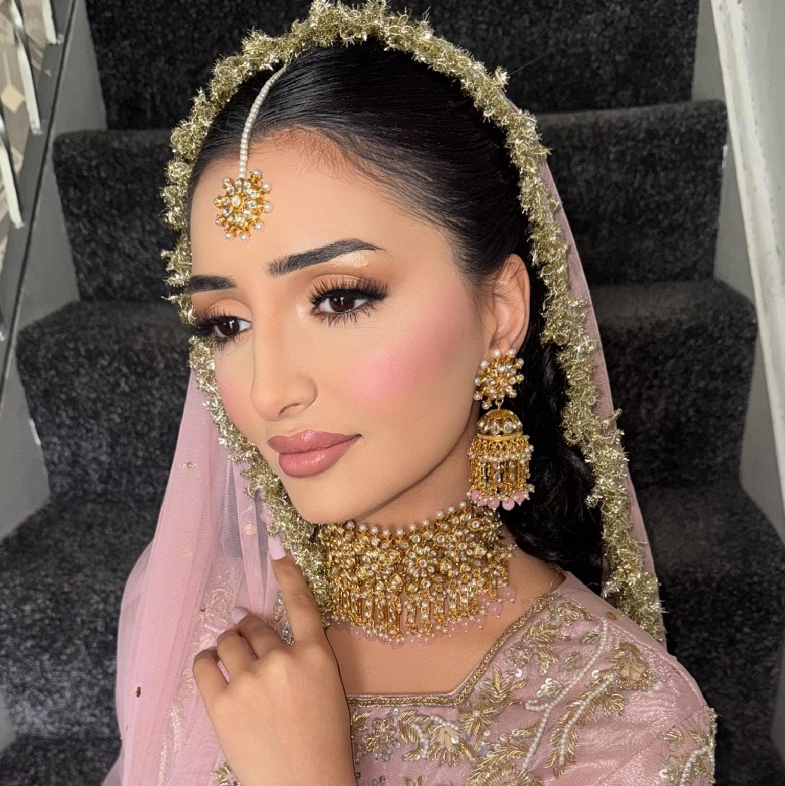 Indian/Pakistani gold plated jewellery set