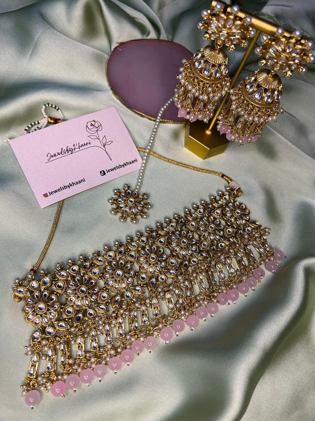 Indian/Pakistani gold plated jewellery set
