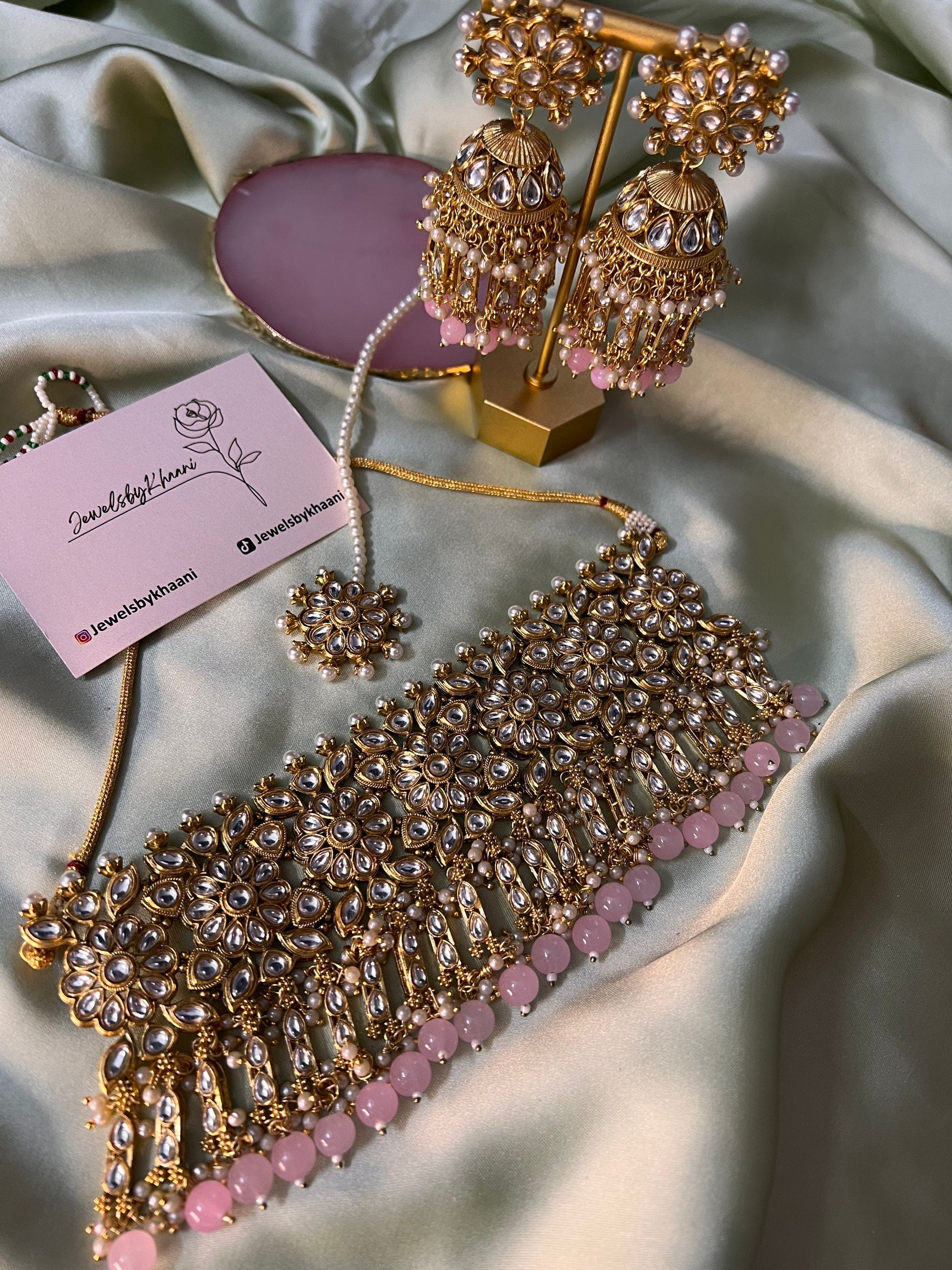 Indian/Pakistani gold plated jewellery set