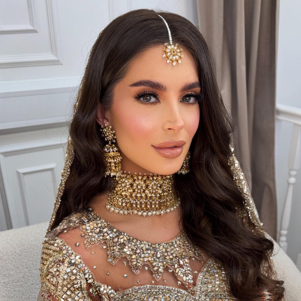 Indian/Pakistani gold plated jewellery set