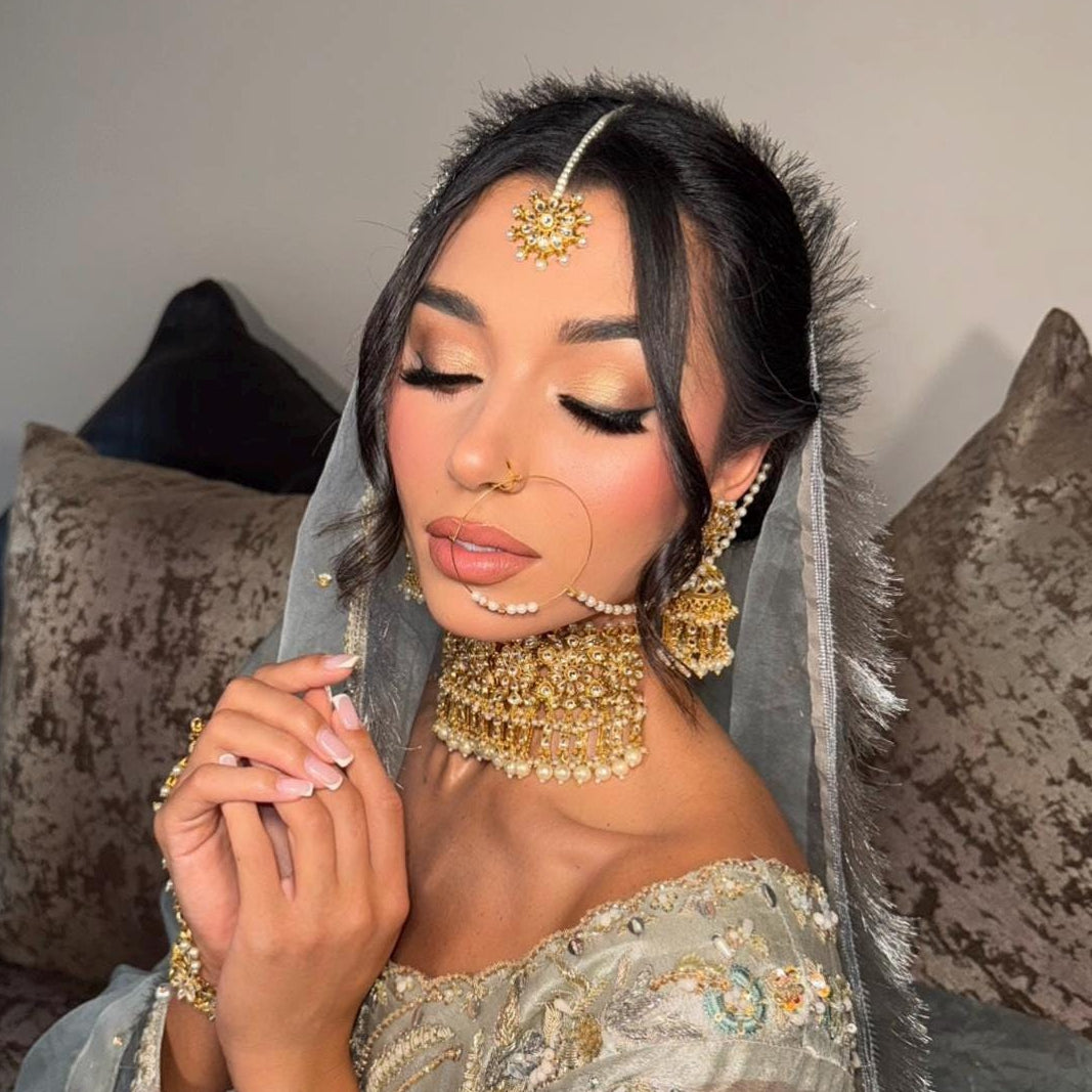 Indian/Pakistani gold plated jewellery set