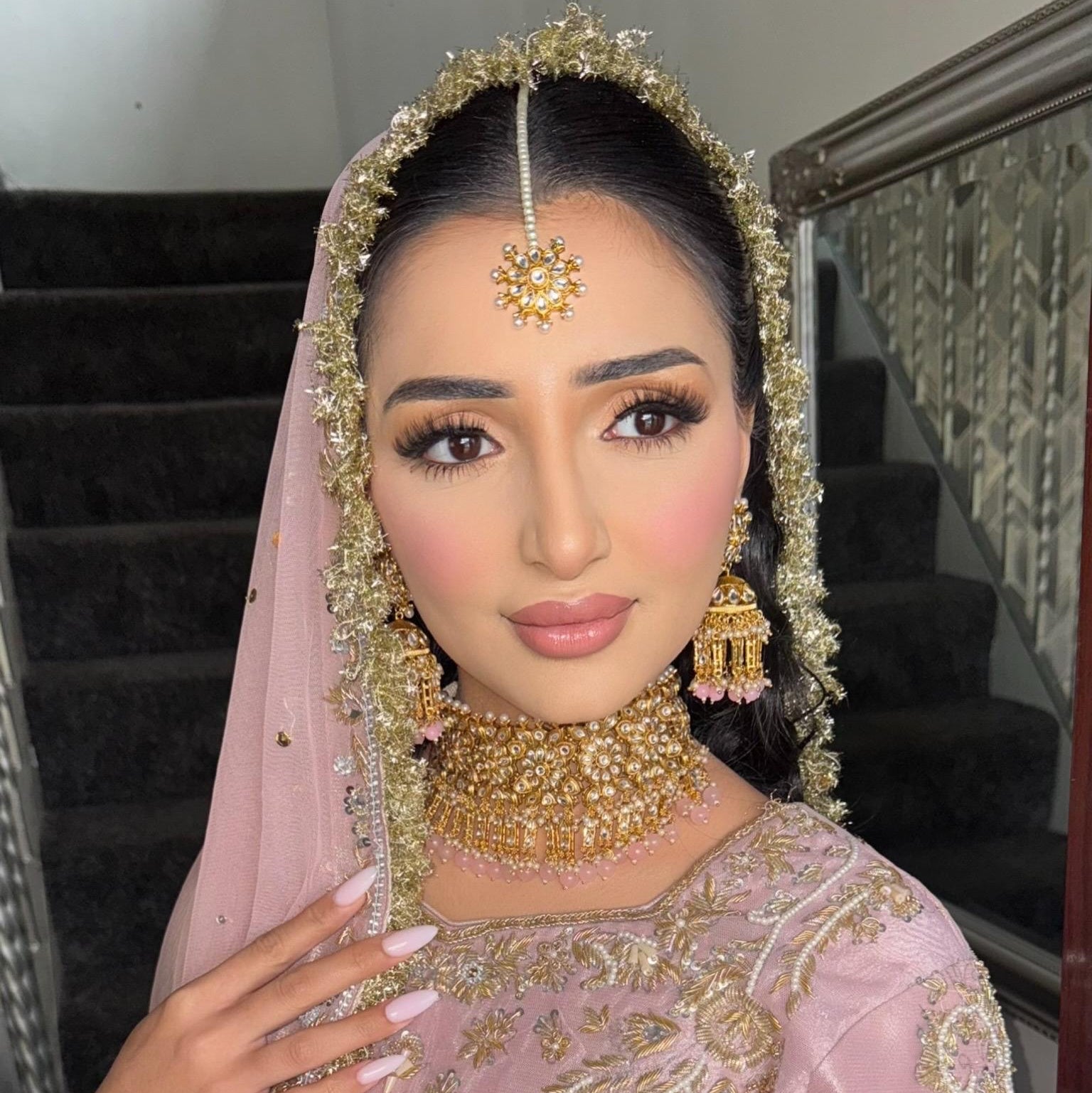 Indian/Pakistani gold plated jewellery set