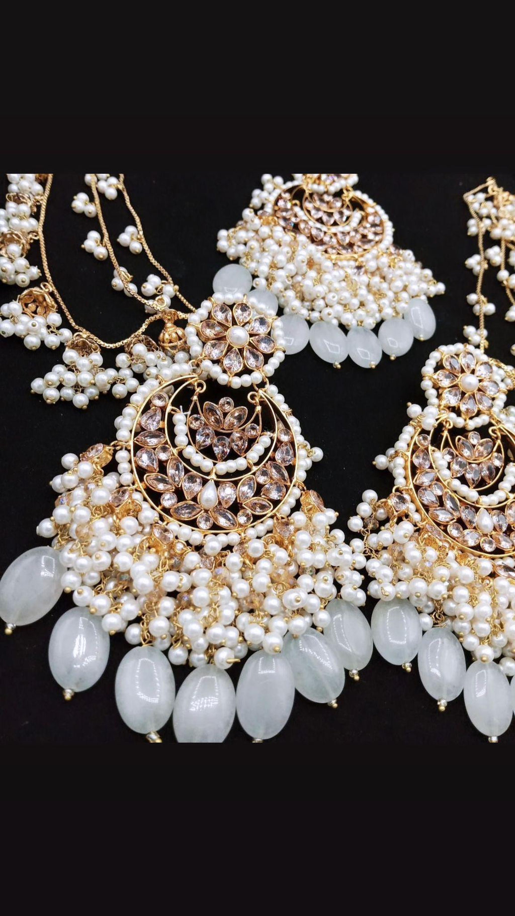 Kundan Bridal Choker Set: Gold-Plated Indian Pakistani Wedding Jewelry