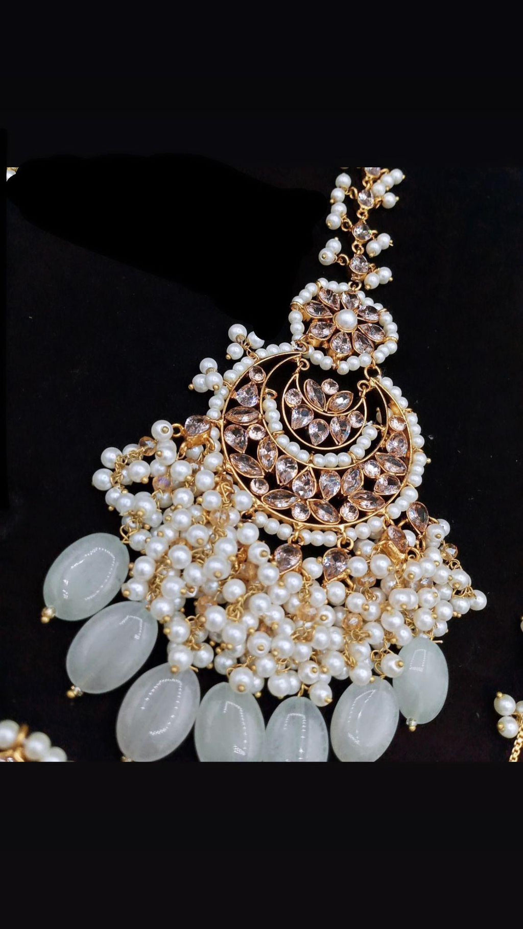 Kundan Bridal Choker Set: Gold-Plated Indian Pakistani Wedding Jewelry