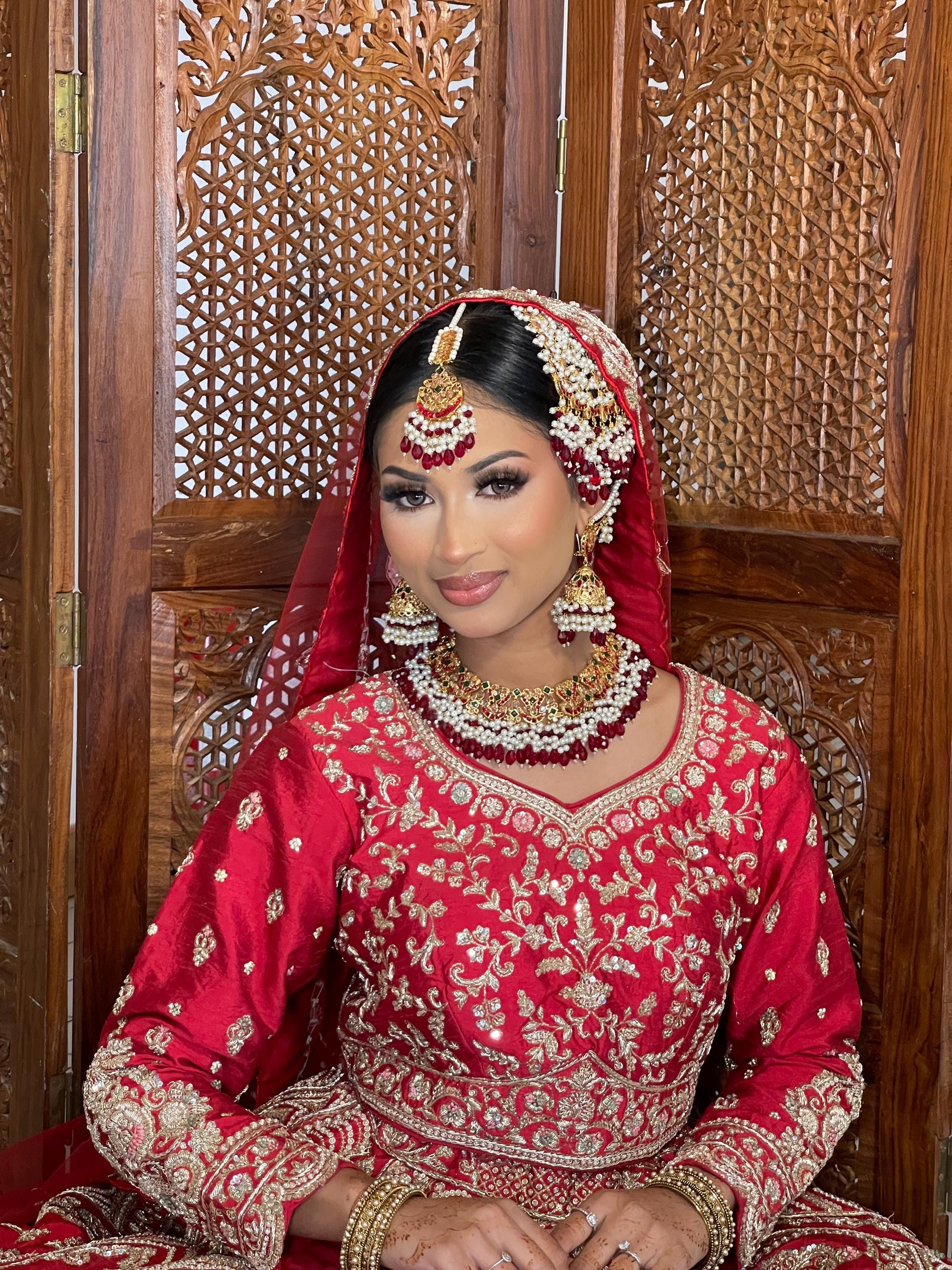 Kundan Choker Set: Gold-Plated Indian Bridal Jewelry